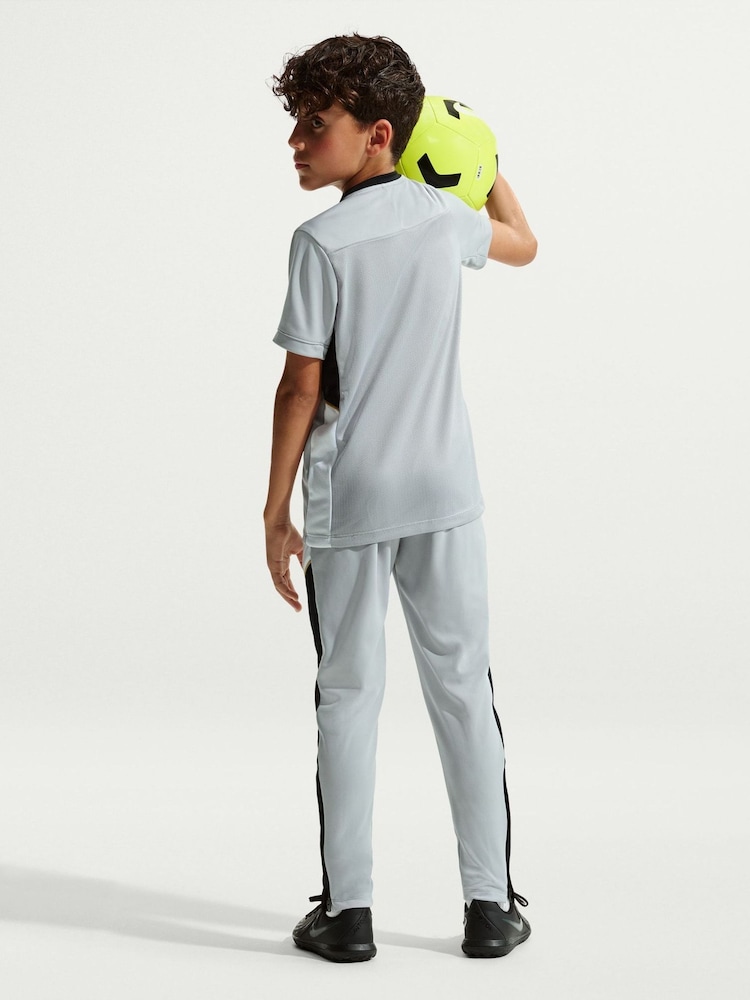 Nike Black/Grey Academy 25 DriFIT Football T Shirt - Image 2 of 5