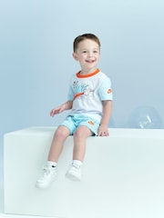 Nike White Infant Swoosh Ankle Socks 6 Pack - Image 3 of 12