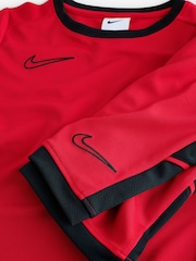 Nike Red Dri-FIT Academy T-Shirt and Shorts Set - Image 6 of 7
