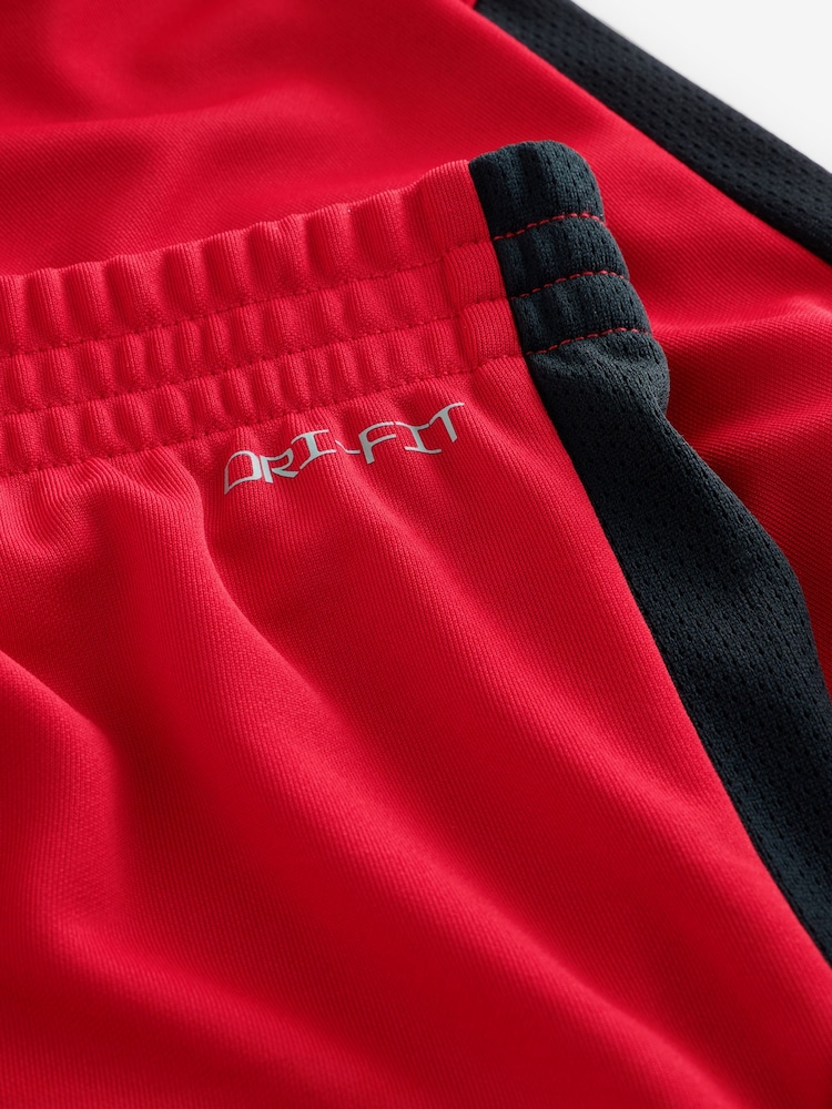 Nike Red Dri-FIT Academy T-Shirt and Shorts Set - Image 7 of 7