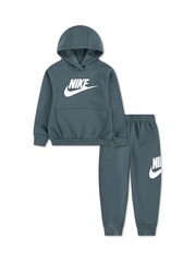 Nike Mineral Green Little Kids Club HBR Tracksuit Set - Image 1 of 2