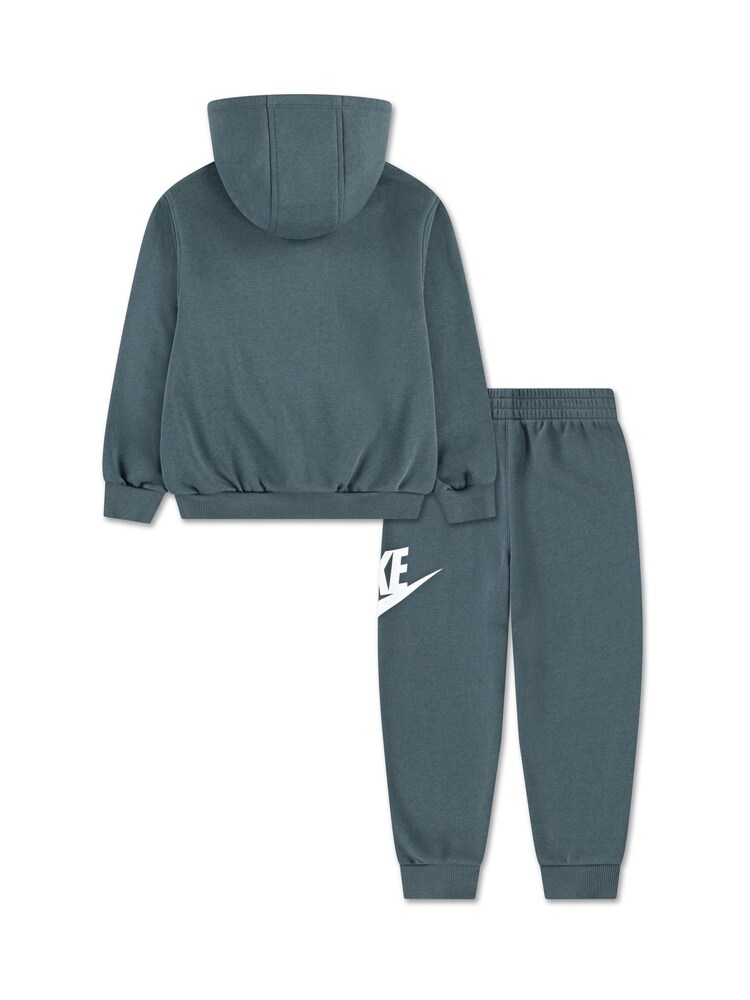Nike Mineral Green Little Kids Club HBR Tracksuit Set - Image 2 of 2