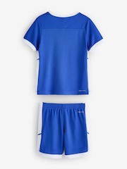 Nike Royal Blue Dri-FIT Academy T-Shirt and Shorts Set - Image 5 of 7