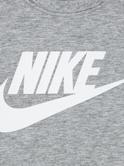 Nike Grey/Navy Club Hbr T-Shirt And Shorts Set - Image 3 of 5