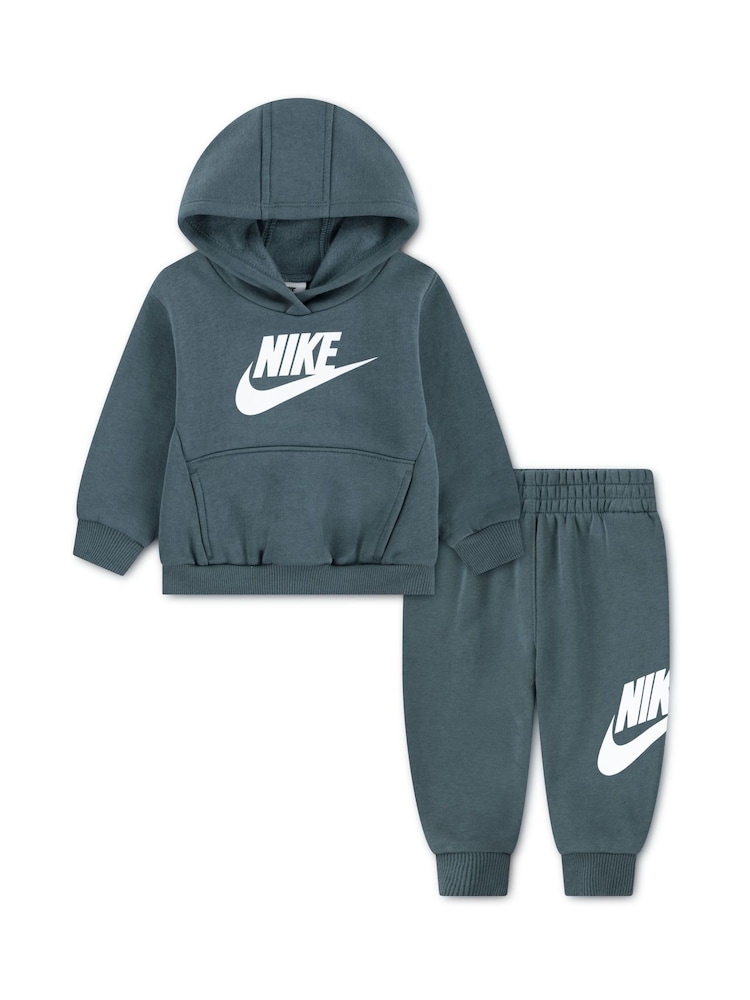 Nike Mineral Green Infant HBR Club Tracksuit Set - Image 1 of 2