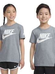 Nike Grey Heather Club HBR T-Shirt - Image 1 of 5