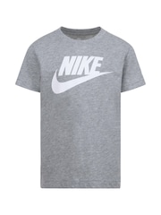 Nike Grey Heather Club HBR T-Shirt - Image 2 of 5