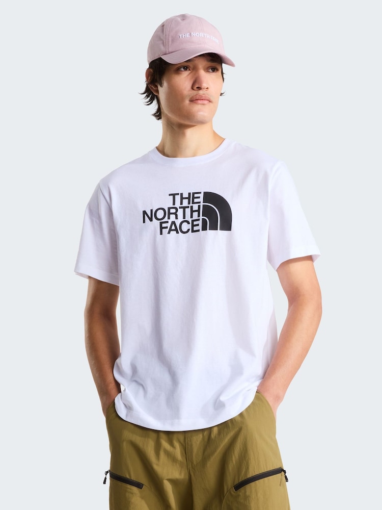 Alb - The North Face M Evolution Half Dome Regular Short Sleeve T-Shirt - Imaginea 1 din 3