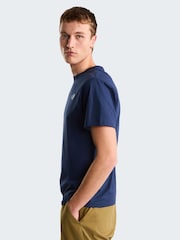 Albastru - The North Face M Evolution Box Nse Regular Short Sleeve T-Shirt - Imaginea 2 din 4