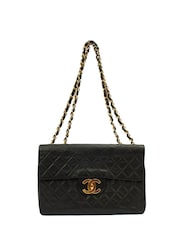 Chanel Black Maxi Jumbo XL Shoulder Bag - Image 2 of 7