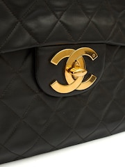 Chanel Black Maxi Jumbo XL Shoulder Bag - Image 6 of 7
