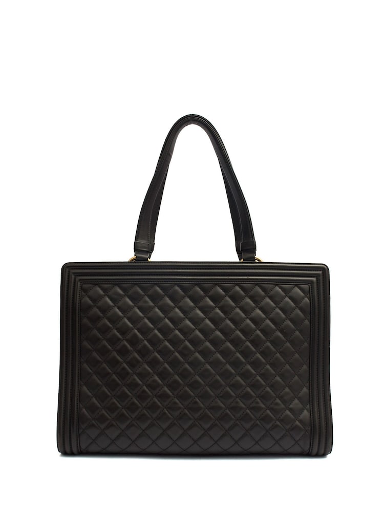 Chanel Boy Tote In Black - Image 2 of 7