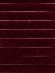 Appletree Burgundy Morritz Faux Fur Filled Cushion - Image 4 of 4
