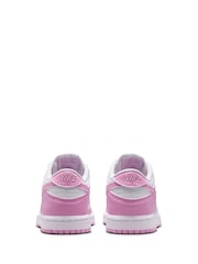 Weiß, pink: - Nike Dunk Low Sneaker für Kinder - Bild 4 von 7