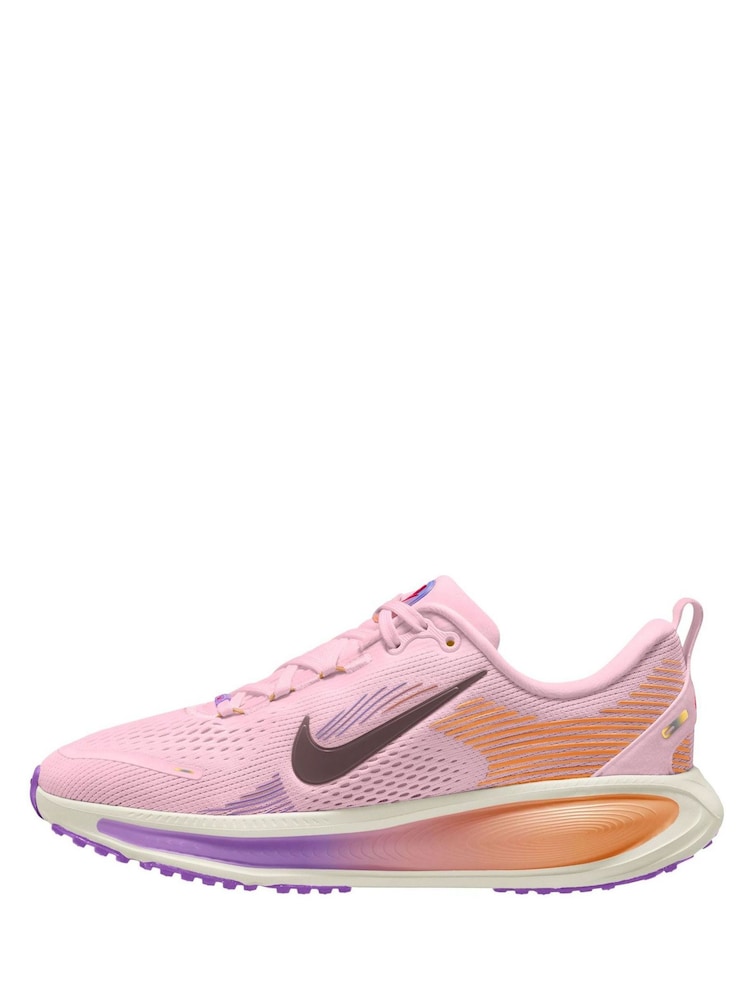Nike Pink Orange Youth Vomero 18 Road Running Trainers - Image 2 of 4