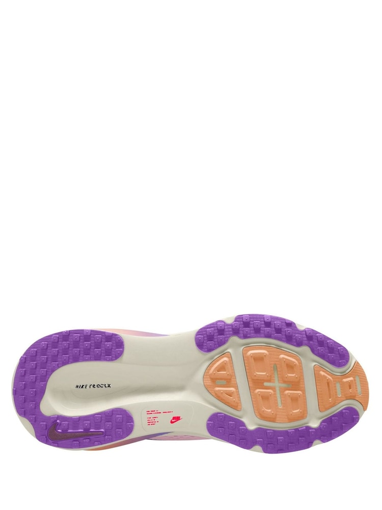 Nike Pink Orange Youth Vomero 18 Road Running Trainers - Image 4 of 4