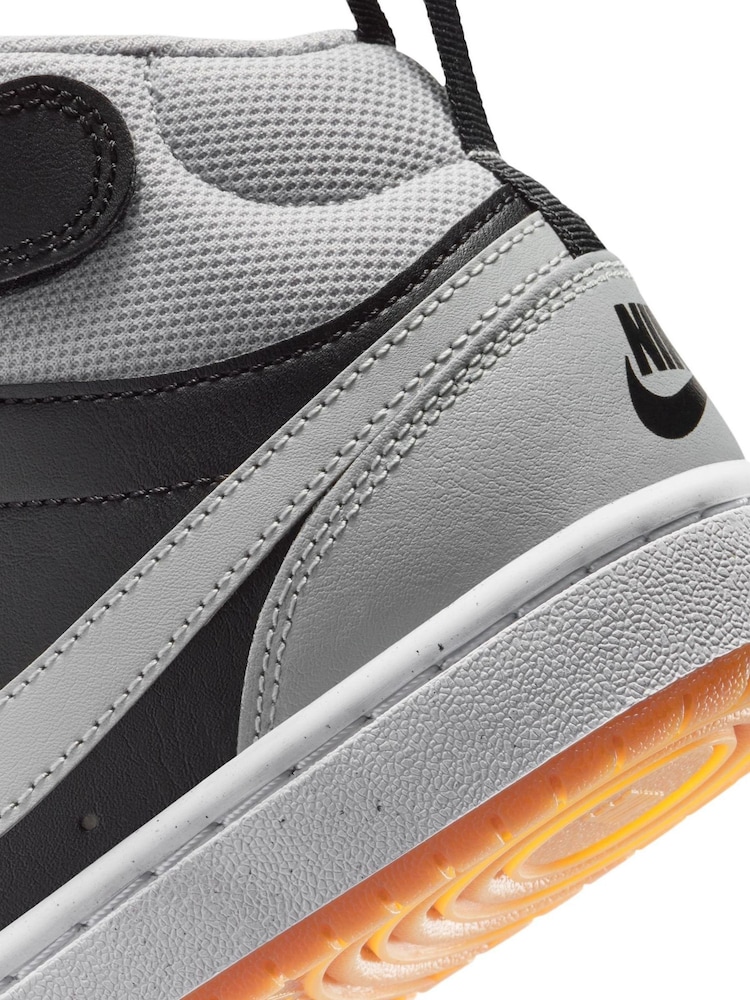 Nike Grey Brown Youth Court Borough Mid Trainers - Image 11 of 11 Nike Grey Brown Youth Court Borough Mid Trainers - Image 11 of 11