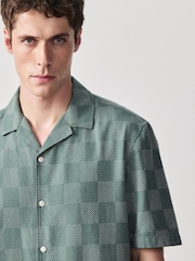 Green Check Short Sleeve Shirt - Image 4 of 7