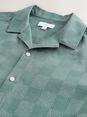 Green Check Short Sleeve Shirt - Image 6 of 7