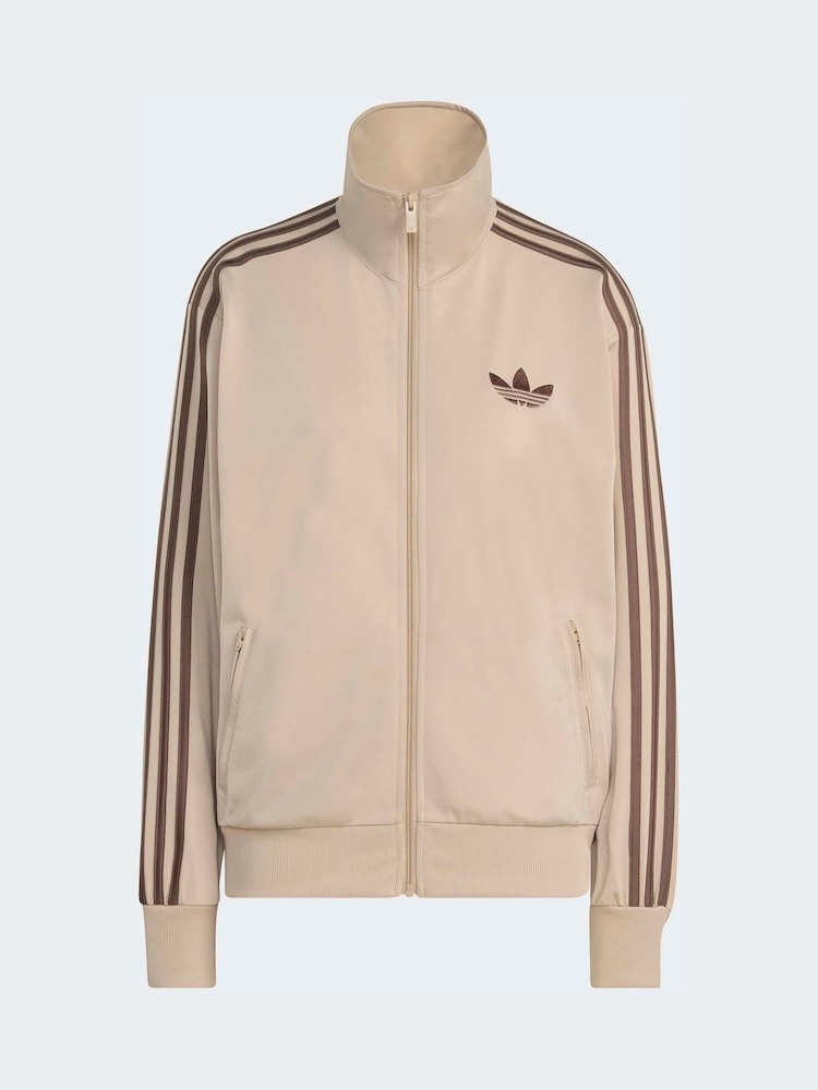 adidas Originals Light Brown Firebird Loose Track Top - Image 5 of 5
