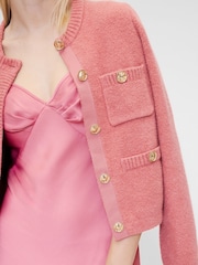 GapStudio Pink - Gap Satin Sweetheart Neckline Midi Dress - Bild 6 von 7