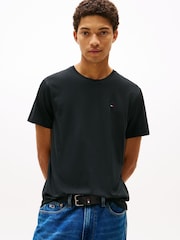 Tommy Jeans Black Slim Fit T-Shirt - Image 1 of 5