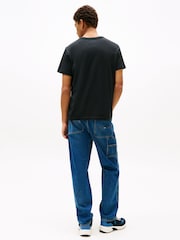 Tommy Jeans Black Slim Fit T-Shirt - Image 2 of 5
