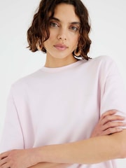 River Island Pink Clean Premium Boxy T-Shirt - Image 4 of 4
