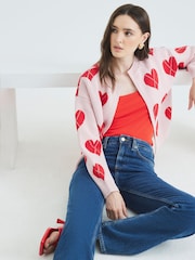 River Island Heart Cardigan - Imagem 1 de 4