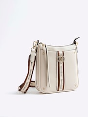 River Island Cream Webbing Messenger Cross-Body Bag - Image 5 of 5