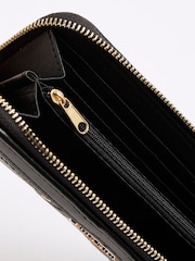 River Island Black Webbing Logo Purse - Image 5 of 5