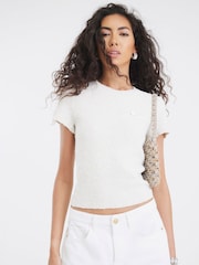 River Island Boucle T-Shirt - Imagen 1 de 4