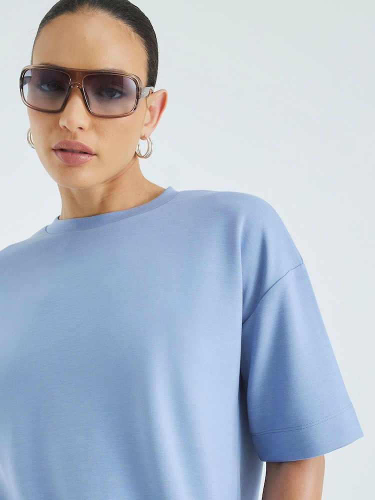 Camiseta Boxy Premium Clean da River Island - Imagem 4 de 4