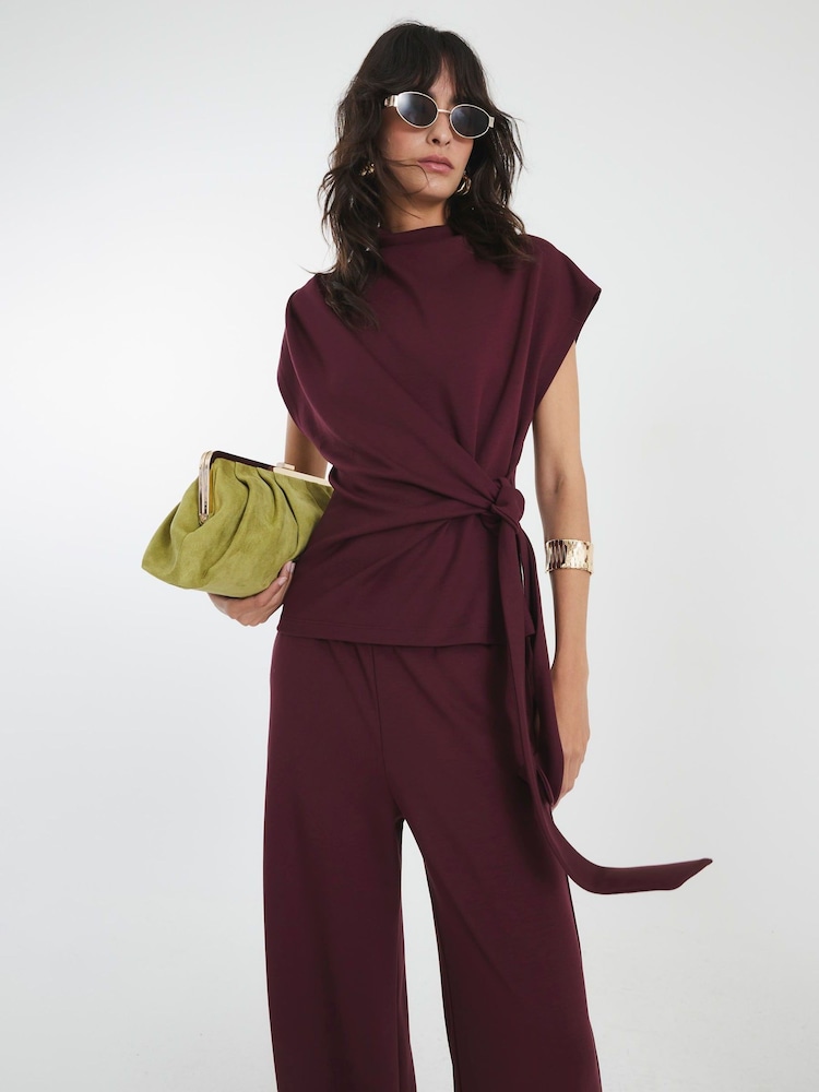Camiseta River Island Clean Premium Knot Side - Imagem 1 de 4