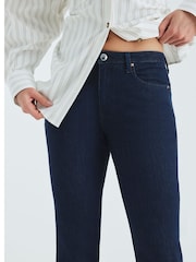 River Island Blue High Rise Flare Jeans - Image 4 of 4