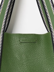 Oliver Bonas Green Emma Tote Bag - Image 4 of 6