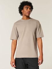 Hollister Boxy Crop Cooling Crew Neck T-Shirt - Image 1 of 4