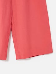 Oliver Bonas Pink Cropped Wide Leg Trousers - Image 5 of 5
