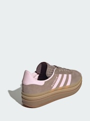 adidas Originals Brown Gazelle Bold Trainers - Image 2 of 4