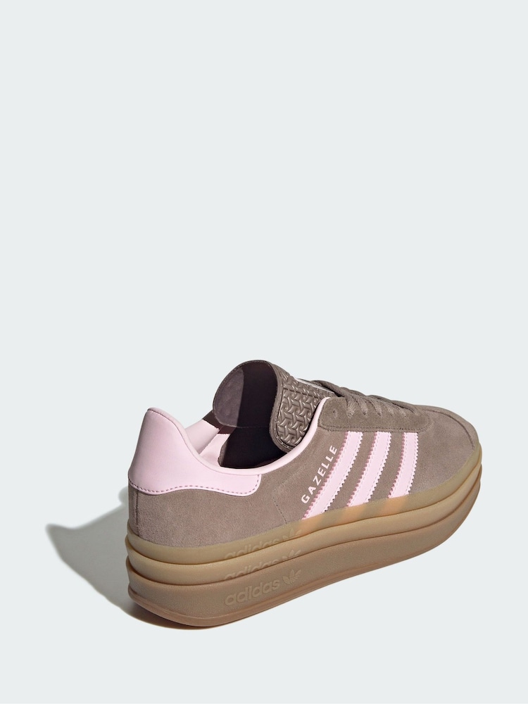 adidas Originals Brown Gazelle Bold Trainers - Image 2 of 4 adidas Originals Brown Gazelle Bold Trainers - Image 2 of 4