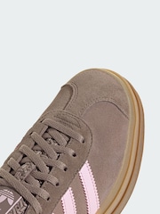 adidas Originals Brown Gazelle Bold Trainers - Image 3 of 4