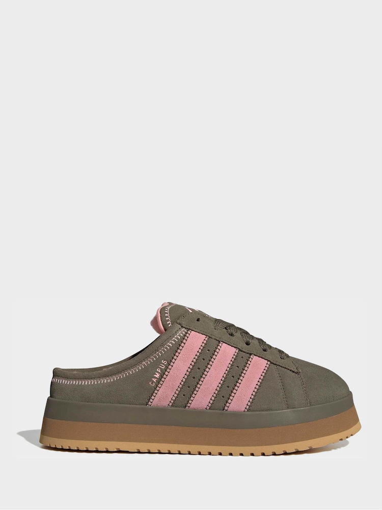 adidas Originals Green/Pink Campus 00s Trainers - Image 1 of 9 adidas Originals Green/Pink Campus 00s Trainers - Image 1 of 9