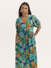 Finery Green Logan Dress - Image 2 of 4