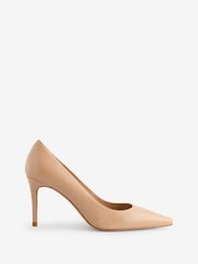 LK Bennett Natural Floret New Trench Leather Pointed Courts - Image 5 of 5