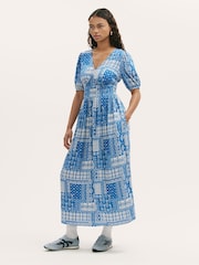 Finery Blue Kiara Dress - Image 4 of 4
