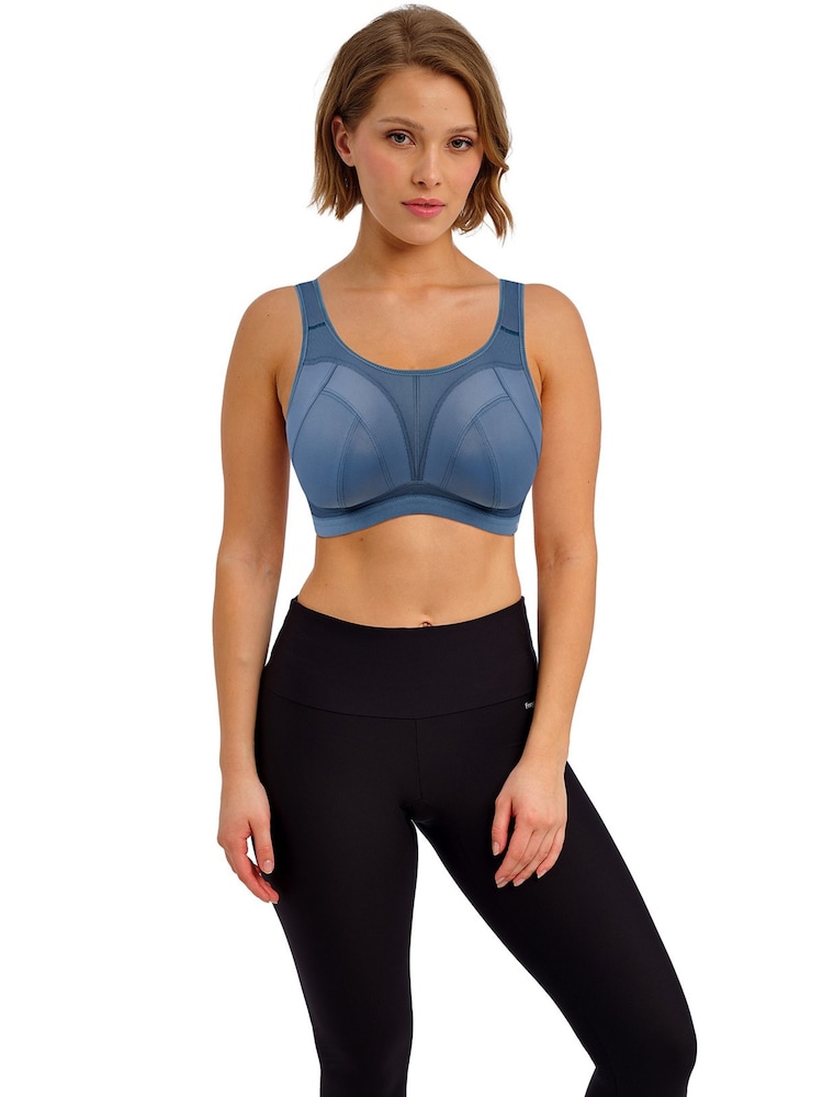 Freya Blue Blue Dynamic Non Wired Sports Bra - Image 1 of 5 Freya Blue Blue Dynamic Non Wired Sports Bra - Image 1 of 5