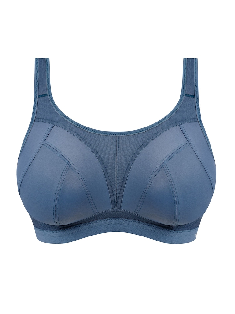 Freya Blue Blue Dynamic Non Wired Sports Bra - Image 5 of 5 Freya Blue Blue Dynamic Non Wired Sports Bra - Image 5 of 5