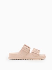 AllSaints Pink Sian Eva Sandals - Image 1 of 5