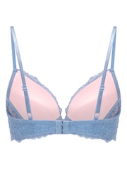 Hunkemöller Marine Padded Underwired Push-Up White Bra - Image 5 of 5