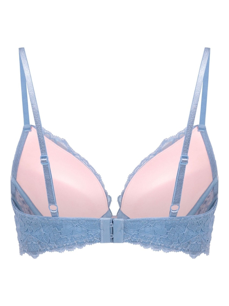 Hunkemöller Marine Padded Underwired Push-Up White Bra - Image 5 of 5